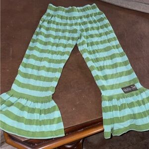Matilda Jane Green and Blue Striped Pants